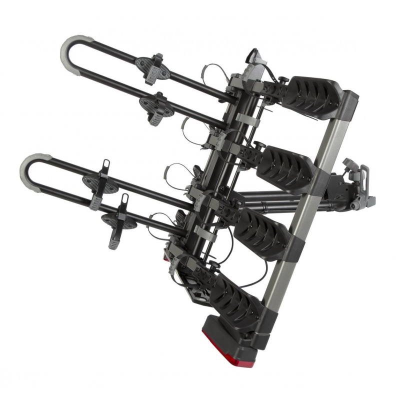 Porte-Vélo Buzzrack Eazzy 4 Pliable - 4 Vélos Sur Attelage 50mm, Feux Inclus