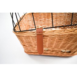 Panier Vélo Arrière Pour Chien - Noir - Installation Facile - 42x30,5x24,5 Cm