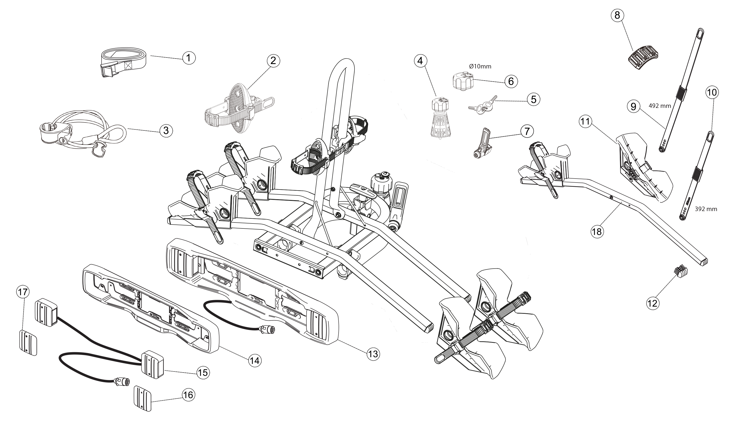 BUZZRACER 2 - Plateforme 2 Vélos